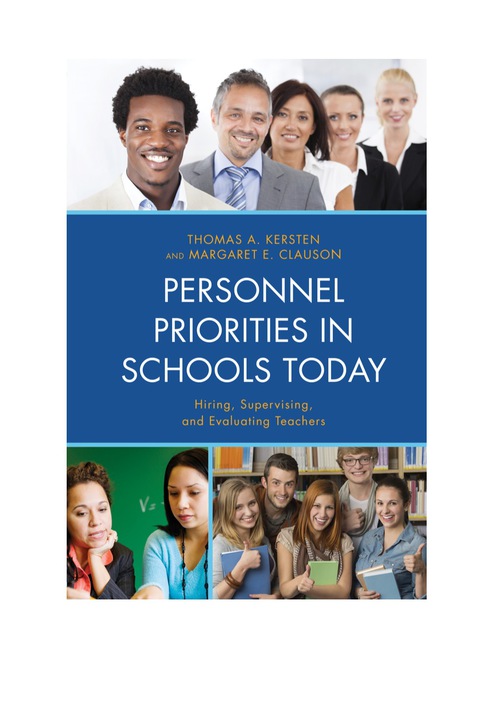 Cover image for book Personnel Priorities in Schools Today