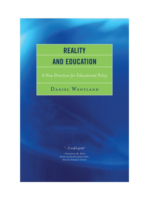 Cover image for book Reality and Education