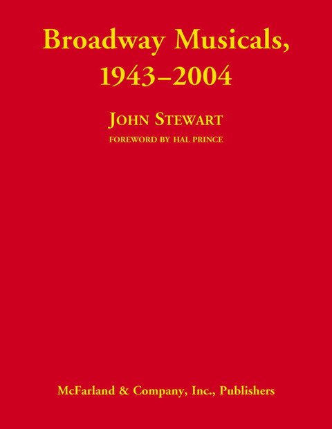 Cover image for book Broadway Musicals, 1943-2004