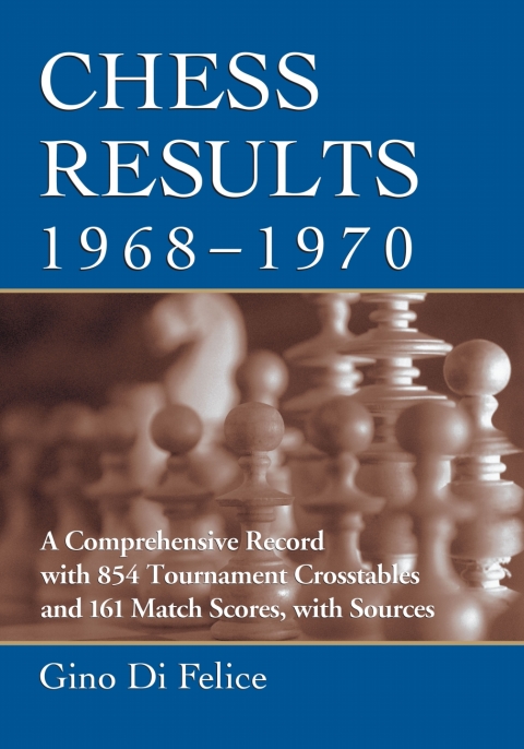 Cover image for book Chess Results, 1968-1970