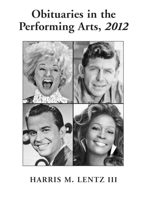 Cover image for book Obituaries in the Performing Arts, 2012
