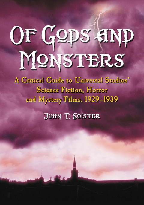 Cover image for book Of Gods and Monsters