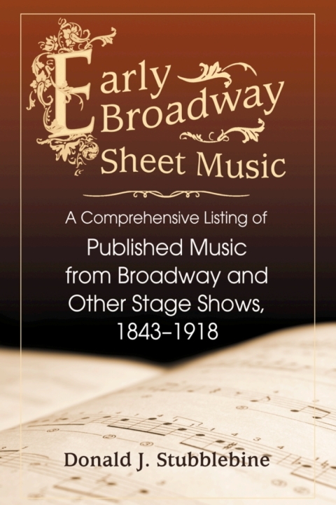 Cover image for book Early Broadway Sheet Music
