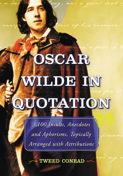 Cover image for book Oscar Wilde in Quotation