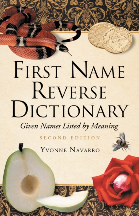 Cover image for book First Name Reverse Dictionary