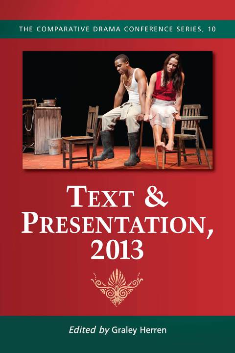 Cover image for book Text & Presentation, 2013