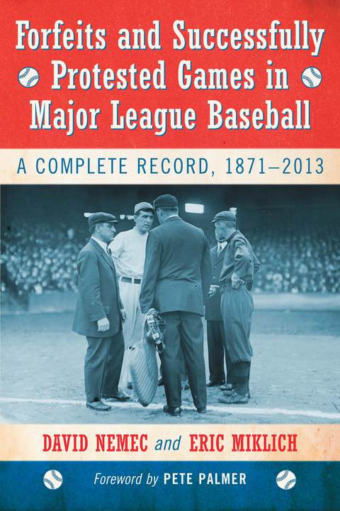 Cover image for book Forfeits and Successfully Protested Games in Major League Baseball