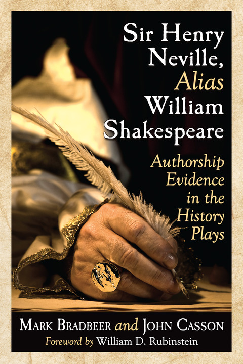Cover image for book Sir Henry Neville, Alias William Shakespeare