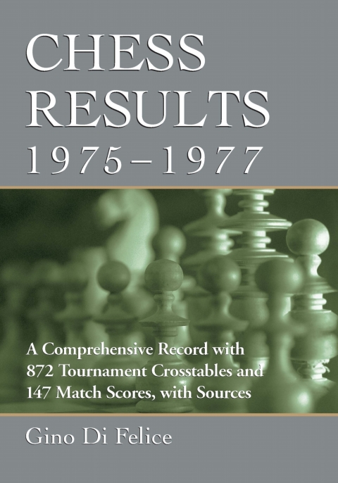 Cover image for book Chess Results, 1975-1977
