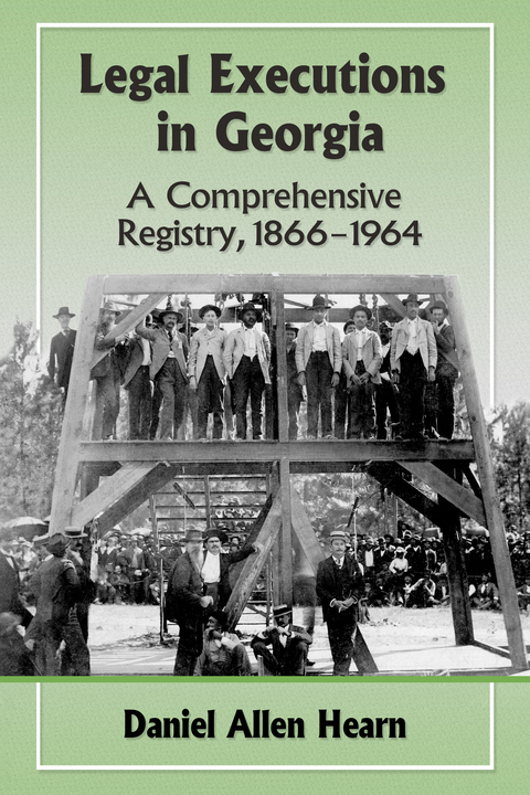 Cover image for book Legal Executions in Georgia