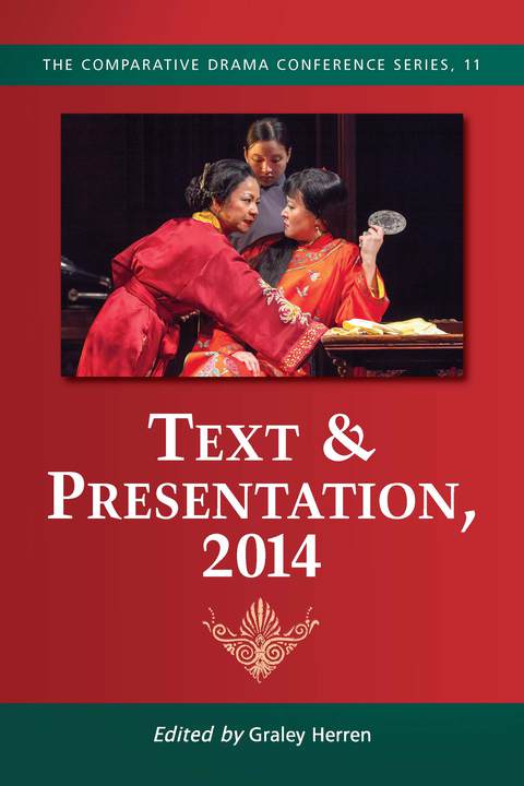 Cover image for book Text & Presentation, 2014