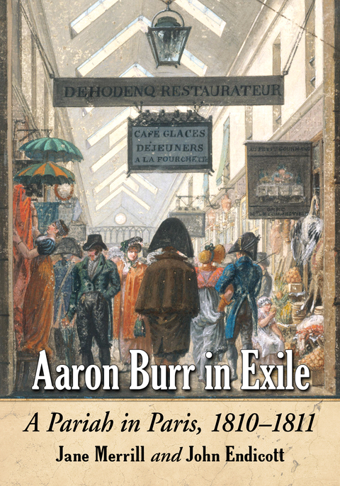 Cover image for book Aaron Burr in Exile