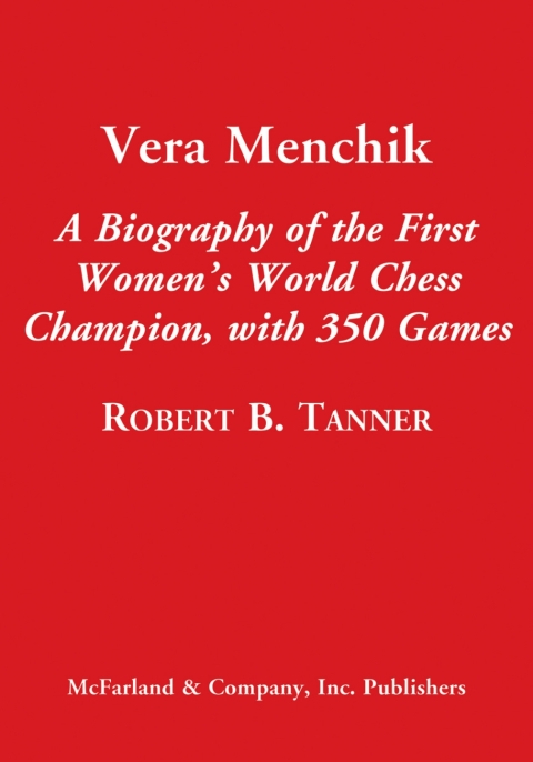 Cover image for book Vera Menchik