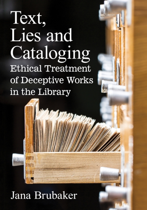 Cover image for book Text, Lies and Cataloging