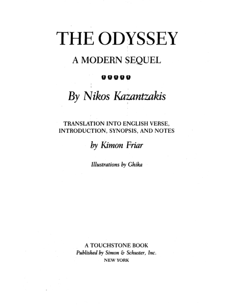 Cover image for book The Odyssey