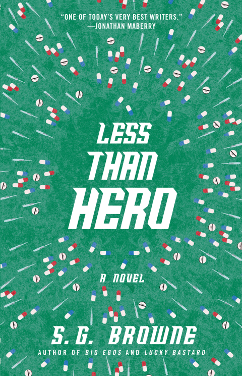 Cover image for book Less Than Hero
