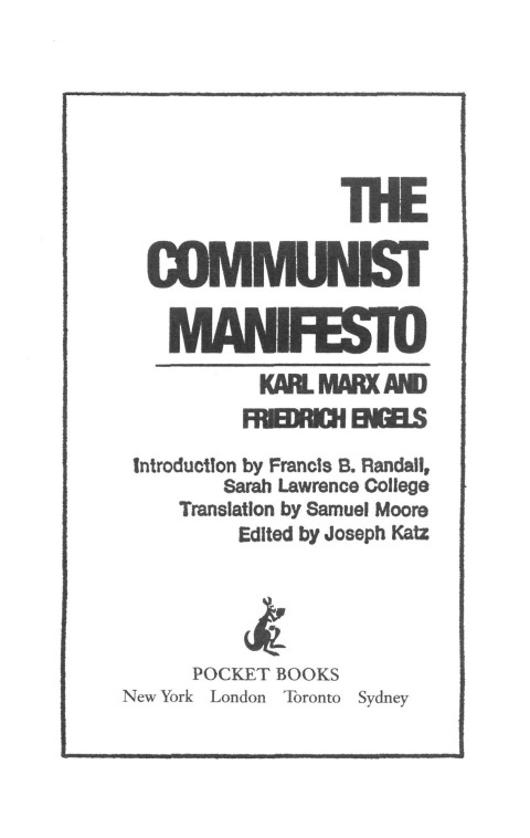 Cover image for book The Communist Manifesto