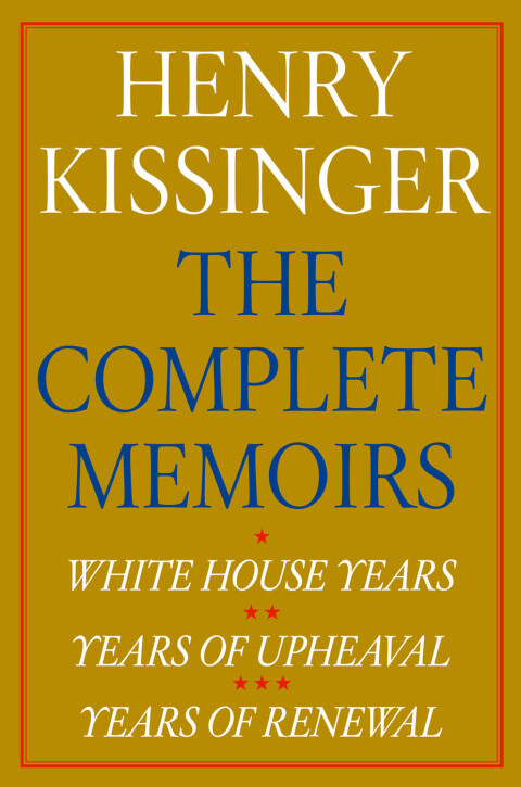 Cover image for book Henry Kissinger The Complete Memoirs E-book Boxed Set