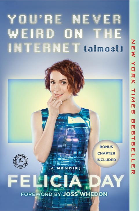 Cover image for book You're Never Weird on the Internet (Almost)