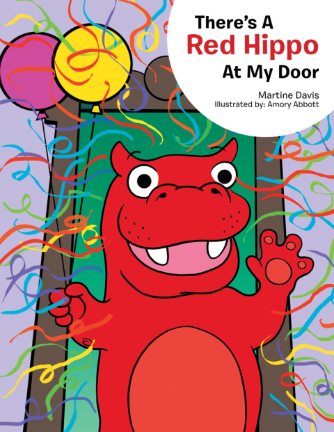 Cover image for book There's a Red Hippo at My Door