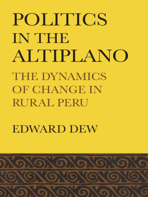 Cover image for book Politics in the Altiplano