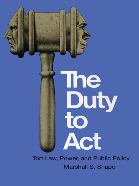 Cover image for book The Duty to Act