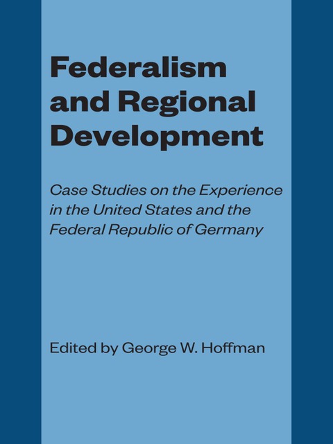 Cover image for book Federalism and Regional Development