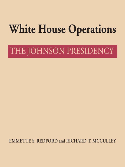 Cover image for book White House Operations