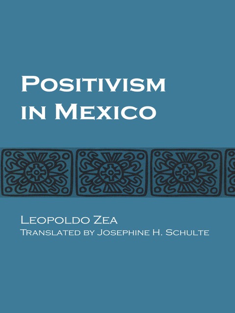 Cover image for book Positivism in Mexico