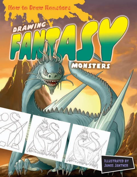 Cover image for book Drawing Fantasy Monsters