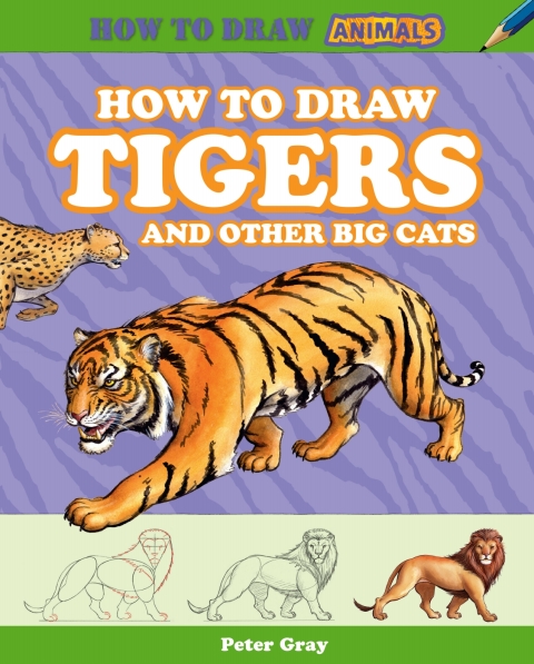 Cover image for book How to Draw Tigers and Other Big Cats