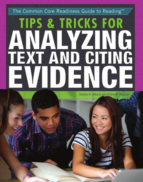 Cover image for book Tips & Tricks for Analyzing Text and Citing Evidence