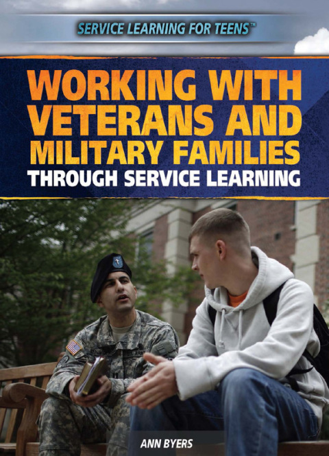Cover image for book Working with Veterans and Military Families Through Service Learning