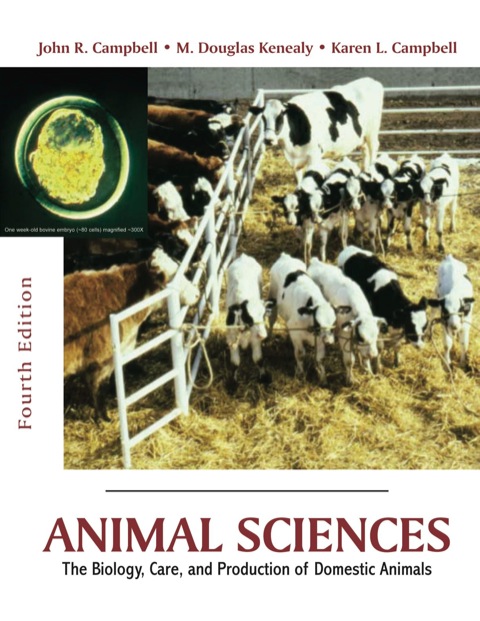Cover image for book Animal Sciences: The Biology, Care, and Production of Domestic Animals