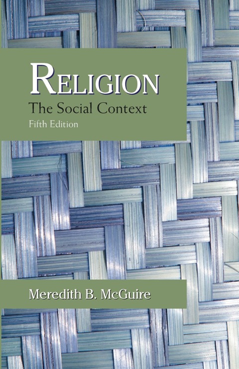 Cover image for book Religion: The Social Context