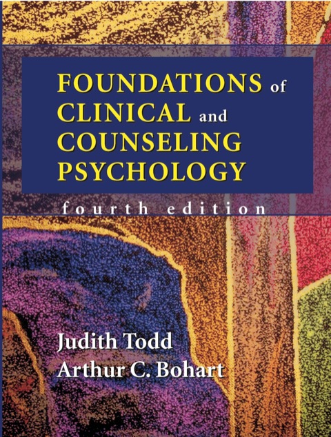 Cover image for book Foundations of Clinical and Counseling Psychology