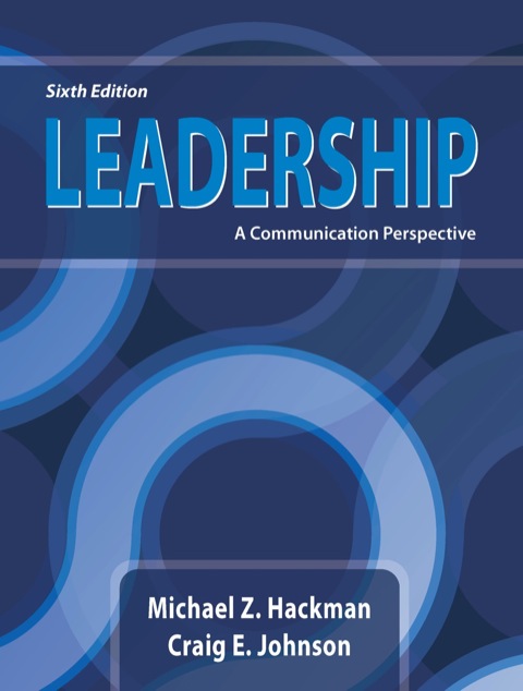 Cover image for book Leadership: A Communication Perspective