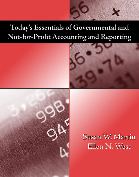 Cover image for book Today's Essentials of Governmental and Not-for-Profit Accounting and Reporting