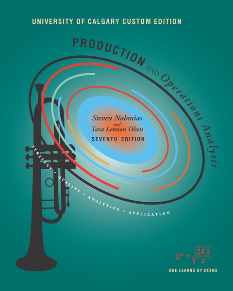 Cover image for book Production and Operations Analysis: University of Calgary Custom Edition