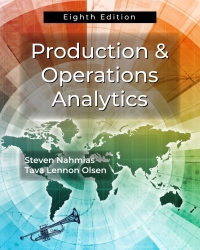 Cover image: Production and Operations Analytics 8th edition 9781478639268