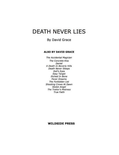 Cover image for book Death Never Lies