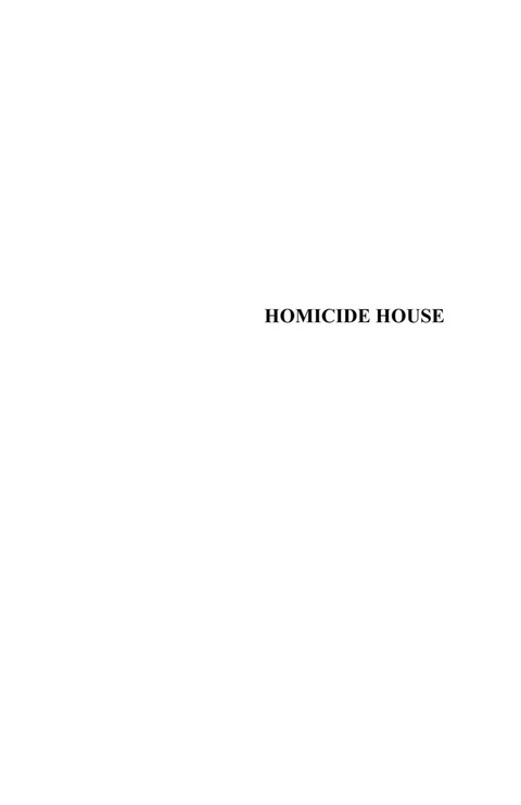 Cover image for book Homicide House: A Mr. Pinkerton Mystery