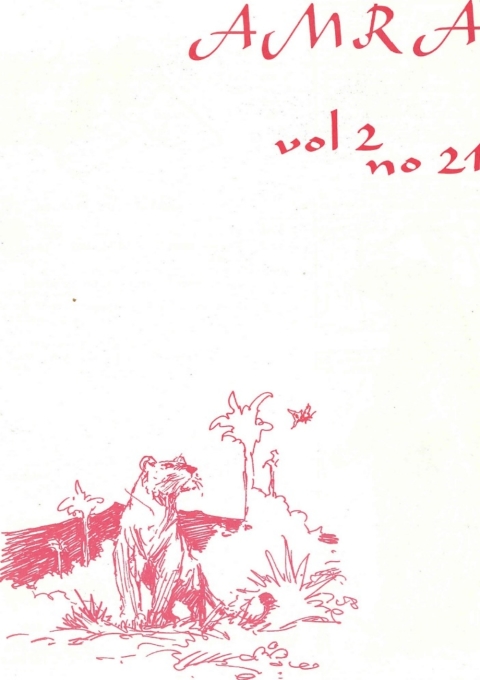 Cover image for book Amra, Vol 2, No 21