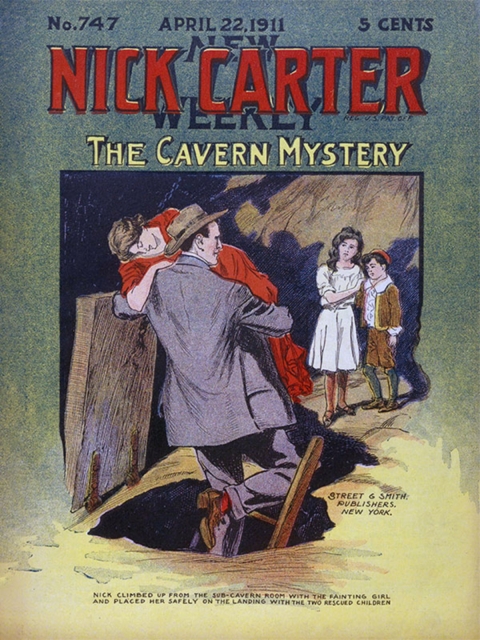 Cover image for book Nick Carter 747: The Cavern Mystery