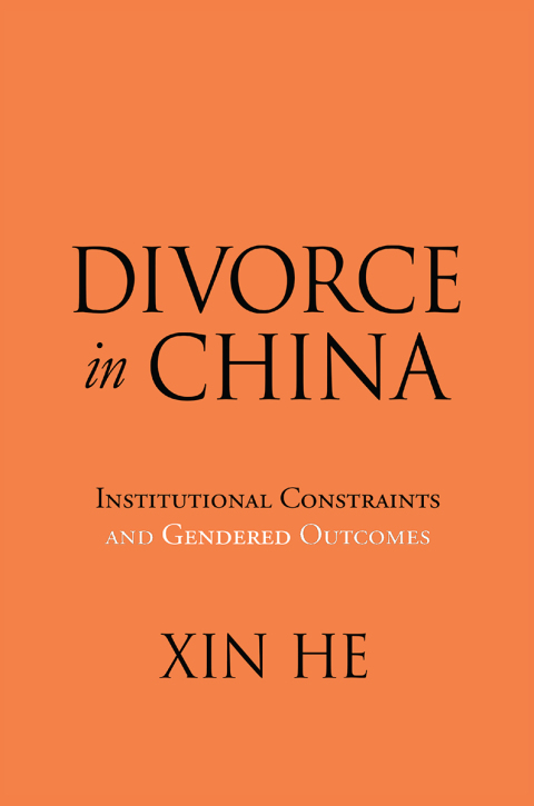 Cover image for book Divorce in China