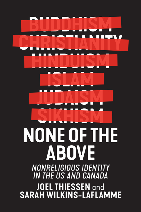 Cover image for book None of the Above
