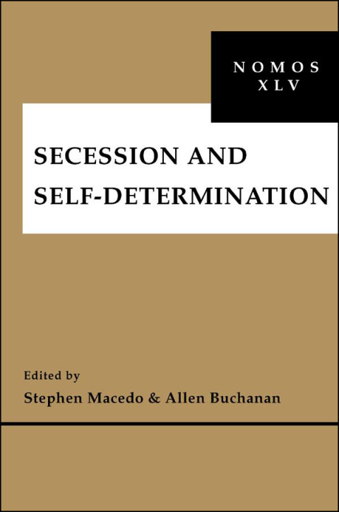 Cover image for book Secession and Self-Determination