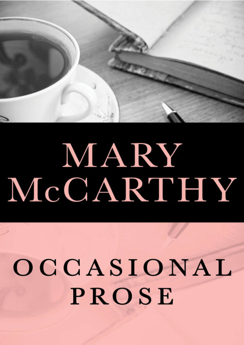 Cover image for book Occasional Prose
