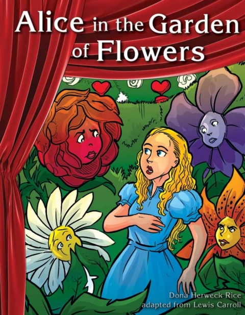 Cover image for book Alice in the Garden of Flowers