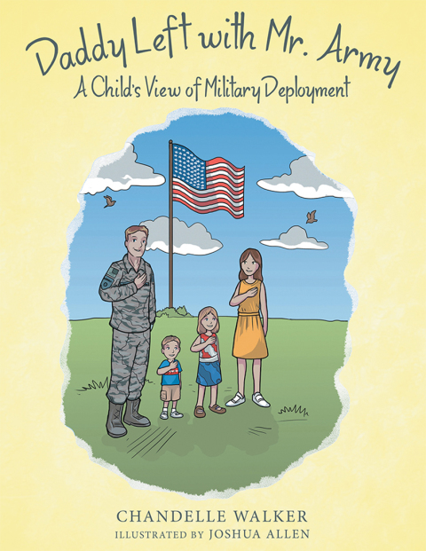 Cover image for book Daddy Left with Mr. Army